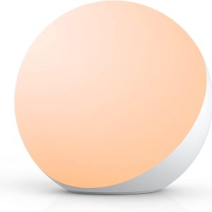 Touch Lamp, Multicolor Night Light for Kids, Small LED Table Lamp for Bedroom, Dimmable Bedside Lamp with Warm & White Light