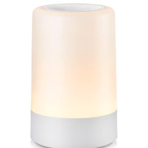 Nursery Night Light for Baby, Portable LED Touch Night Lamp for Kids and Adult, Breastfeeding, Sleep Aid, USB Rechargeable Nursing Lamp, Bedside Dimmable Warm Night Light, Soft Eye Caring